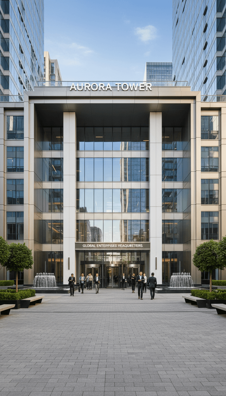 Modern building exterior