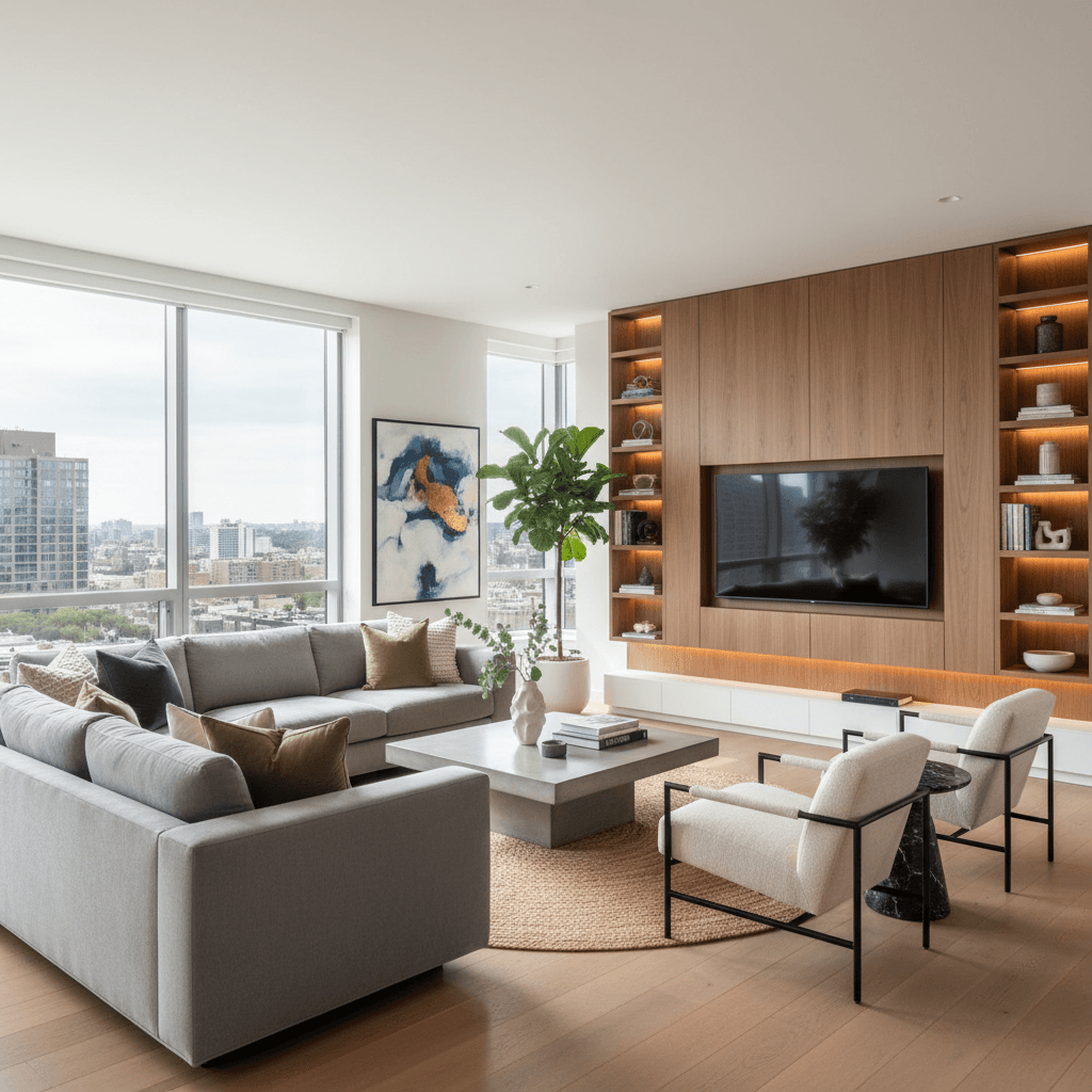 Modern residential apartment interior