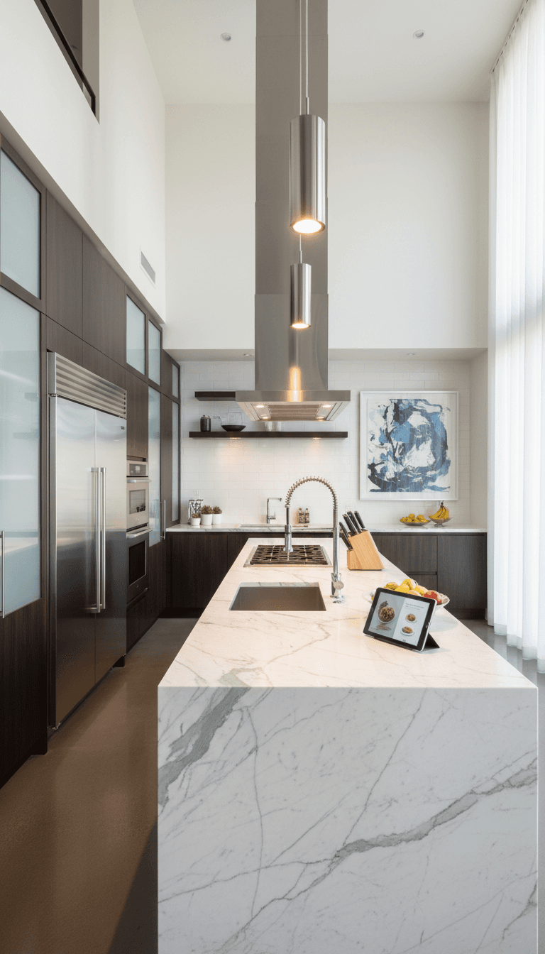 Contemporary fitted kitchen