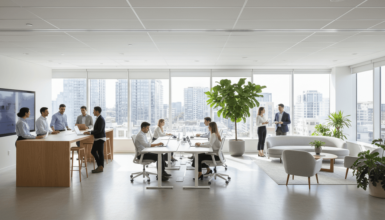 Commercial office space ready for business